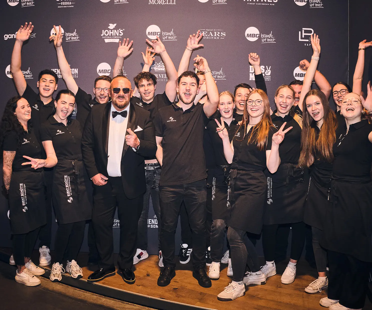Teambild auf einem Event